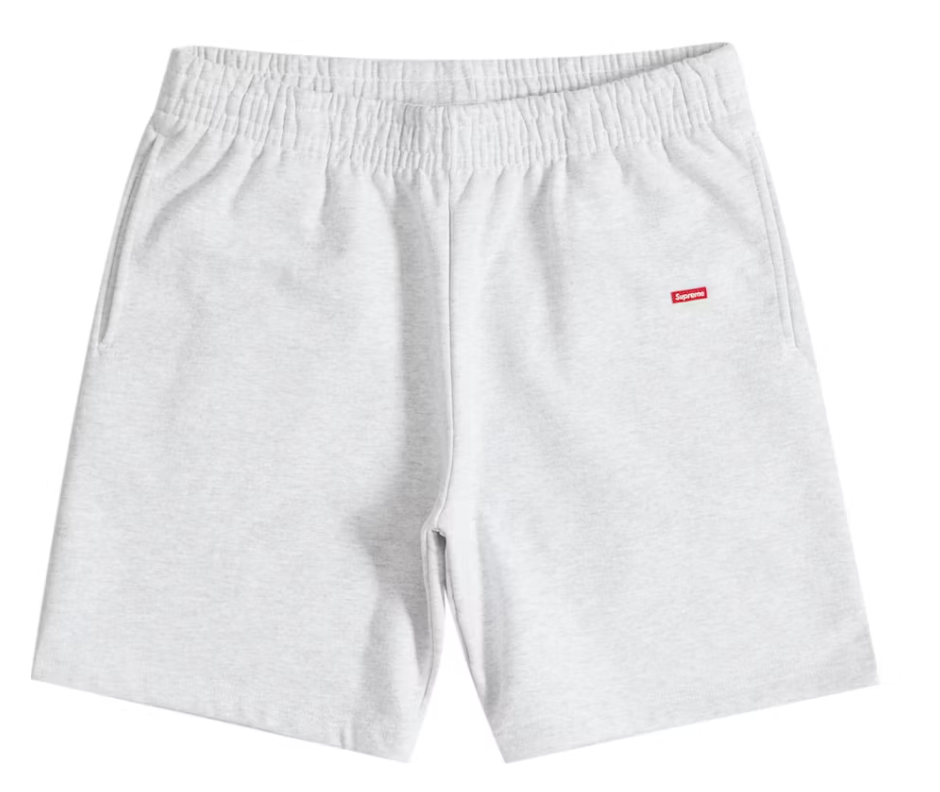 Supreme Small Box Sweatshort (SS22) Ash Grey Size Small