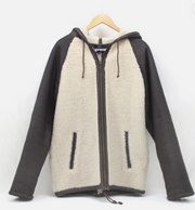 Supreme Boa Mouton Leather Jacket Brown Size Medium