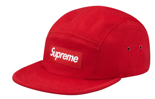Supreme Wool Camp Cap Red Hat