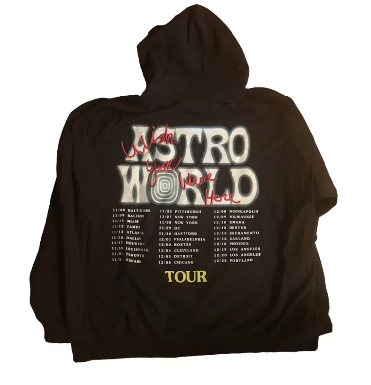 Travis Scott Sicko Mode Hoodie Mens Black Size XL