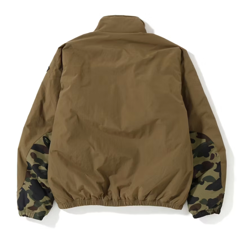 A Bathing Ape BAPE 1st Camo Green Tactical Military Jacket Size Small