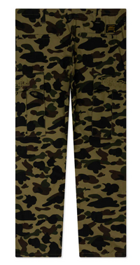 A Bathing Ape BAPE 1st Camo Green 6 Pocket Pants Size Small Mens