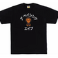 A Bathing Ape BAPE Baby Milo College Tee Black Size Medium Mens