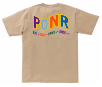 A Bathing Ape BAPE Colors Shark PONR Tee Beige Size Medium Mens