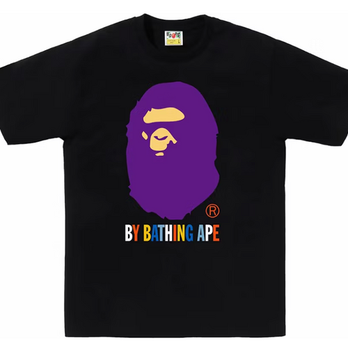 BAPE Colors By Bathing Ape Tee (SS24) Black Size Small