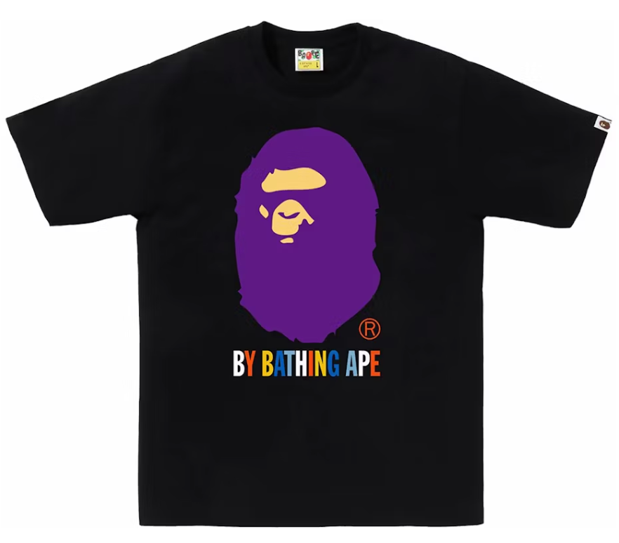 BAPE Colors By Bathing Ape Tee (SS24) Black Size Small