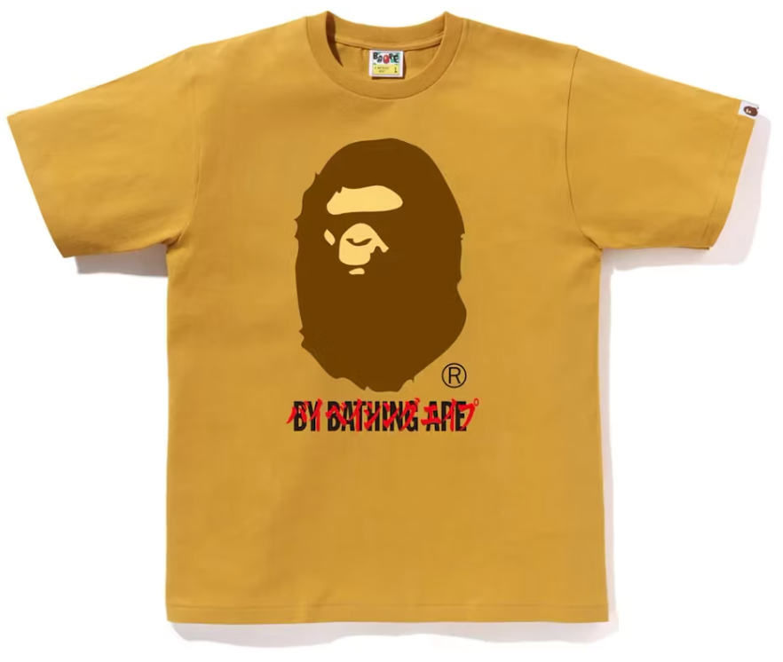 BAPE Katakana By Bathing Ape Tee Yellow Size Medium Mens