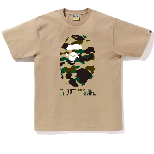 BAPE 1st Camo By Bathing Ape Tee Beige Size Small Mens