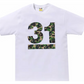 BAPE A Bathing Ape 31st Anniversary ABC Camo Tee White/Green Size Medium Mens