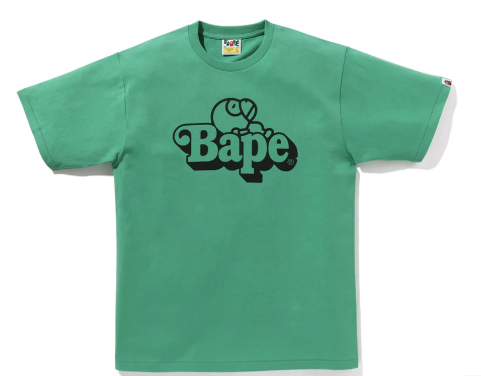 BAPE Sleeping Baby Milo Tee Green Size Medium