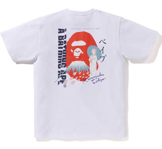 BAPE Japan Exclusive Japan Souvenir Tee White Size Small