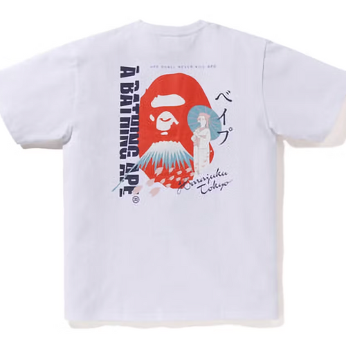 BAPE Japan Exclusive Japan Souvenir Tee White Size Small