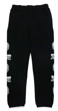 BAPE Bottoms Graphic #1 Sweatpants Black Size Small Mens