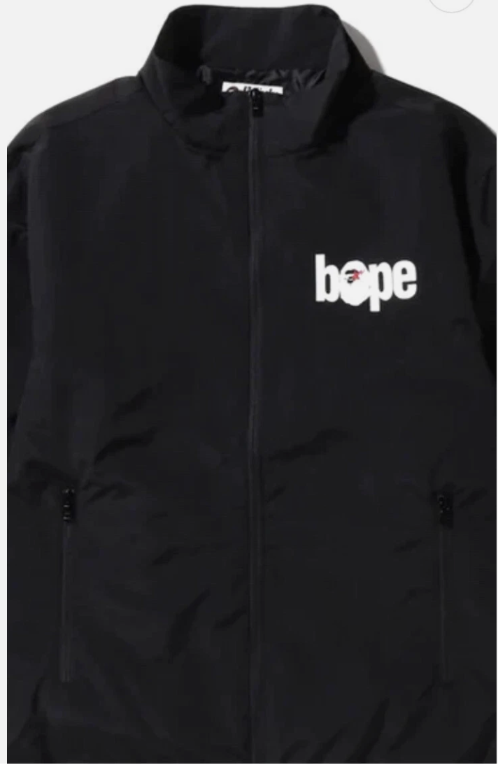 BAPE Premium Collection Windbreaker Zip-Up Jacket Size Medium