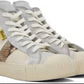 RHUDE Authentic Bel Airs High Sneaker 'White Snakeskin' MSRP $670 Size 13 Mens Shoe