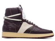 Rhude Rhecess Hi Sneaker- Maroon -MSRP:$670.00 Size 10 Mens Shoe
