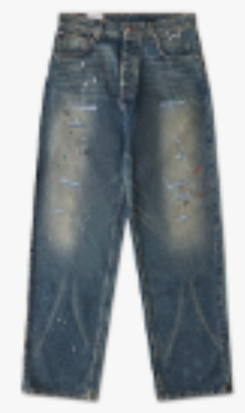 RHUDE Authentic Wide Leg Denim Indigo Jeans Mens Size 30 MSRP:$795.00