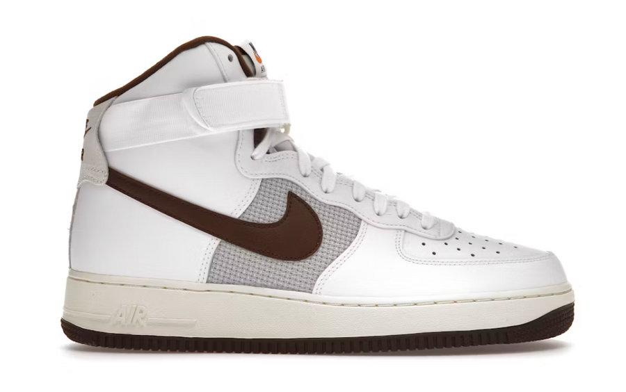 Nike Air Force 1 High Vintage White Light Chocolate Mens Sneakers(Dm0209-101)  Size 8