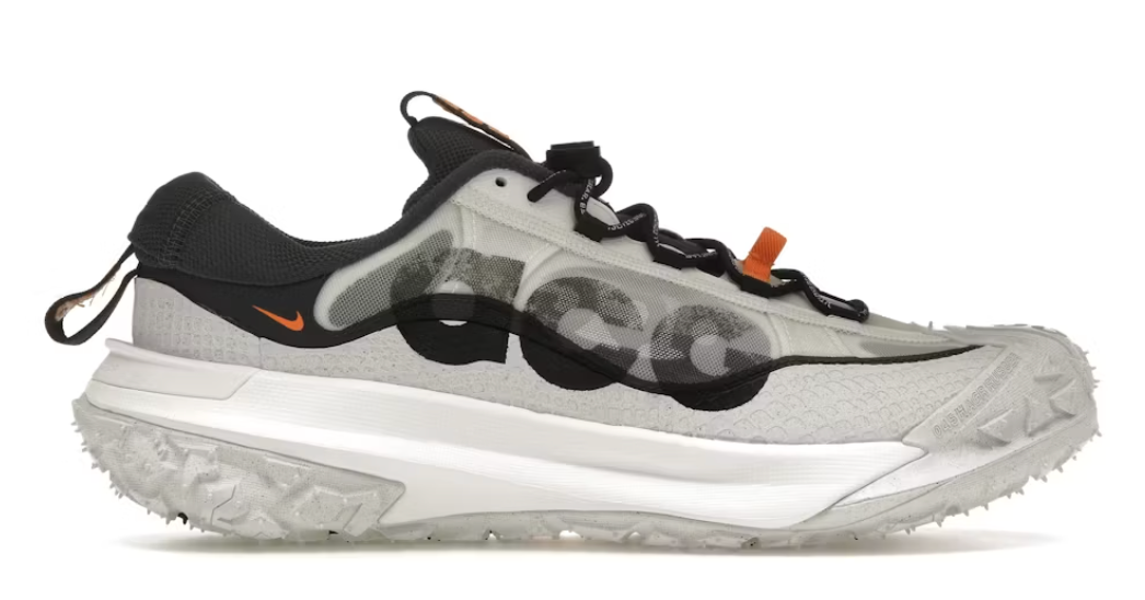 Nike ACG Mountain Fly 2 Low White/Mandarin Mens Sneaker Size 8.5M