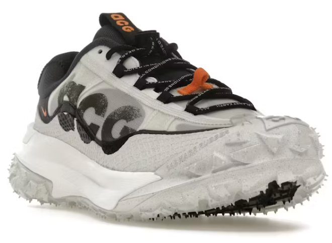 Nike ACG Mountain Fly 2 Low White/Mandarin Mens Sneaker Size 8.5M