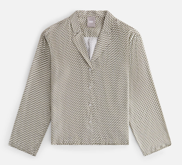 Kith Women's Monogram Amalia L/S Khaki Blouse Size Large