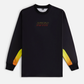 Kith Women's Ridley Speed Logo L/S Black Shirt Size Small
