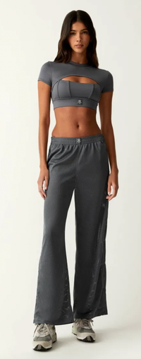 Kith Women's Ripley Mesh Tearaway Dark Grey Pant Size XL