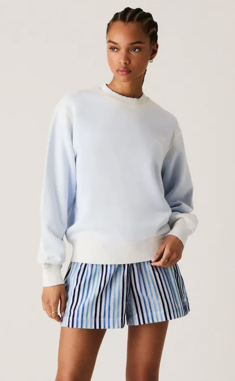 Kith Women's Asher Crewneck Sweater - Kyanite Blue - Size Medium
