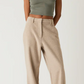 Kith Women's Wool Ashlen Trouser Waffle Khaki Size 8