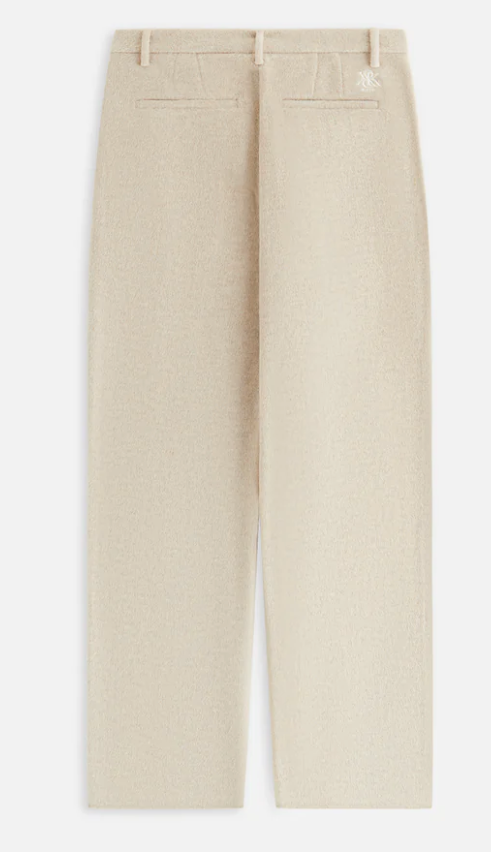 Kith Women's Wool Ashlen Trouser Waffle Khaki Size 8