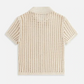 Kith Women's Rhea Knit Beige Polo Top Size Medium