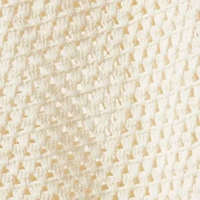 Kith Women's Rhea Knit Cream Cropped Tee Size XS