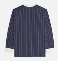 Kith Women's Ridley Crest 'NY To The World' Navy L/S Top Size Small