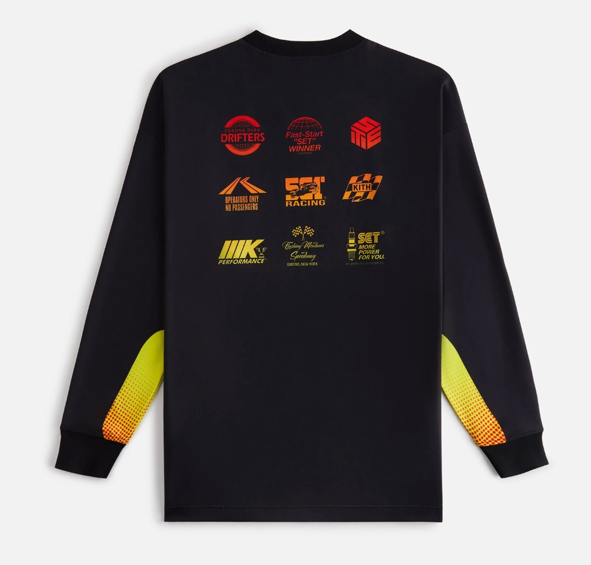 Kith Women's Ridley Speed Logo L/S Black Shirt Size Small