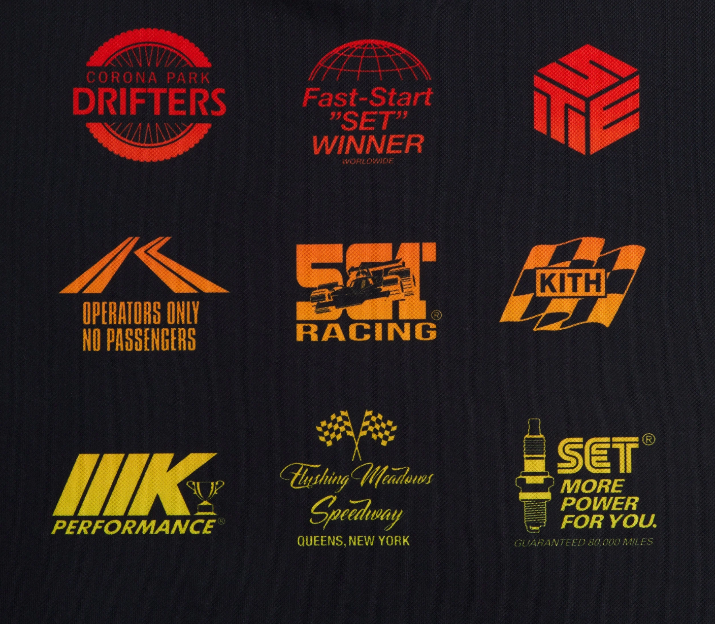 Kith Women's Ridley Speed Logo L/S Black Shirt Size Small