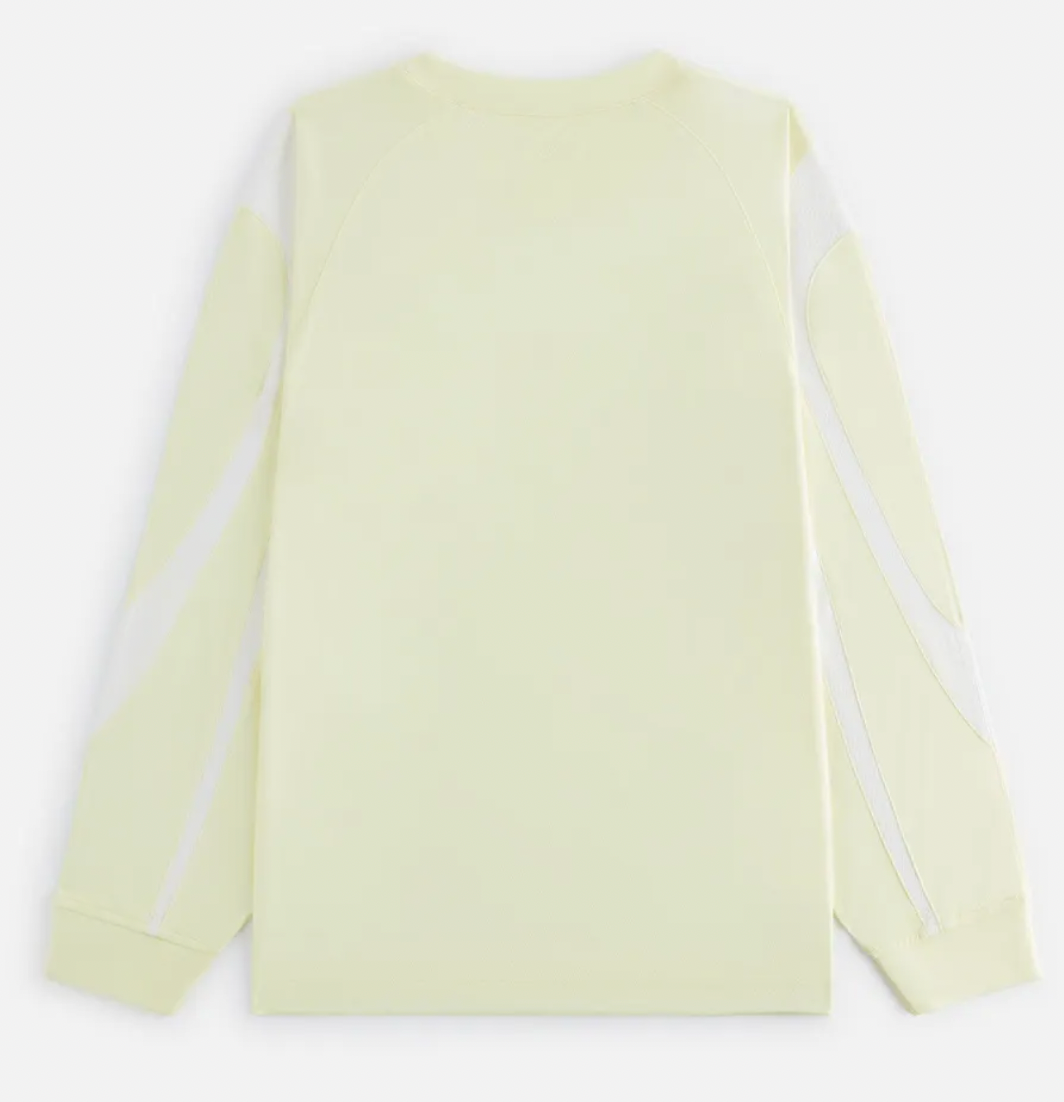 Kith Women's Ridley Tech Yellow 'Tart'  L/S Shirt Size Large
