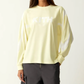 Kith Women's Ridley Tech Yellow 'Tart'  L/S Shirt Size Large
