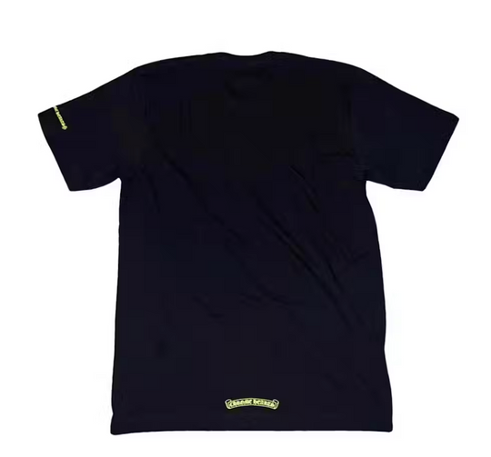 Chrome Hearts Acid Green Yellow Neon Neck Logo Tee