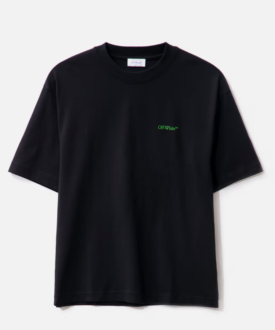 Off White Moon Cam Arrow Tee Black Green