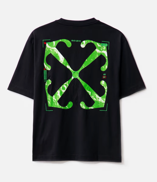 Off White Moon Cam Arrow Tee Black Green