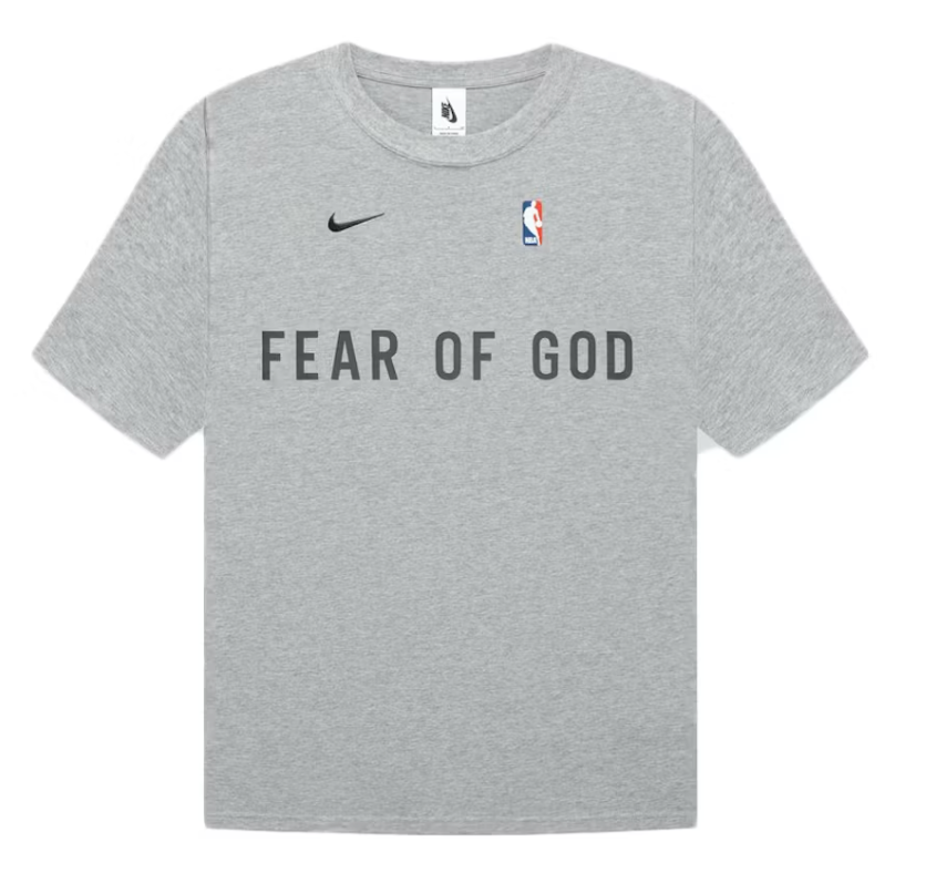 Essentials Fear Of God NBA Exclusive Heather Grey Tee