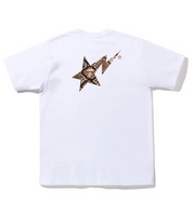 BAPE Snake Bape Sta Logo Tee White Beige