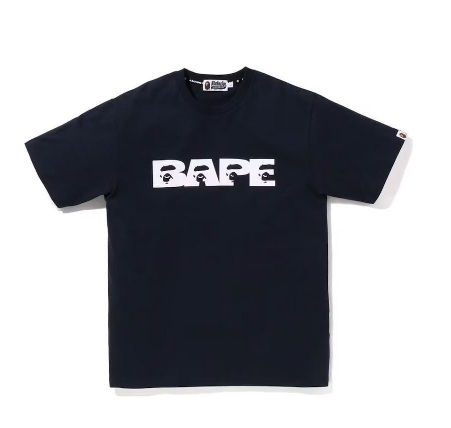 BAPE Bape Logo Tee Navy