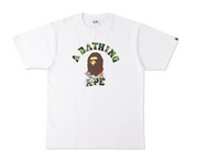 BAPE x Tom and Jerry College Tee White