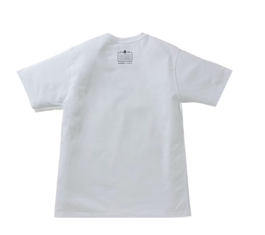 BAPE x Coach College Tee White