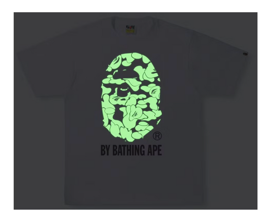 BAPE Text Code Camo By Bathing Ape Tee White