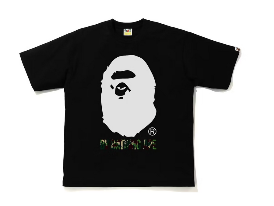BAPE ABC Camo By Bathing Ape Relaxed Fit Tee Black/Green