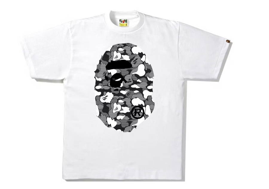 BAPE ABC Camo By Bathing Ape Tee White/Black