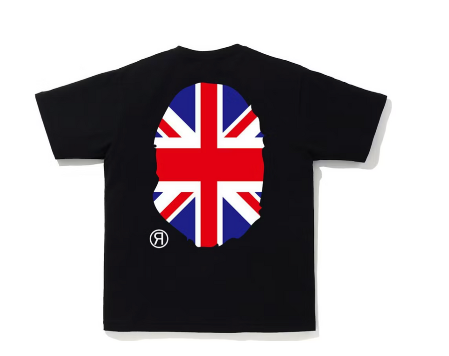 BAPE London Union Jack Tee Black