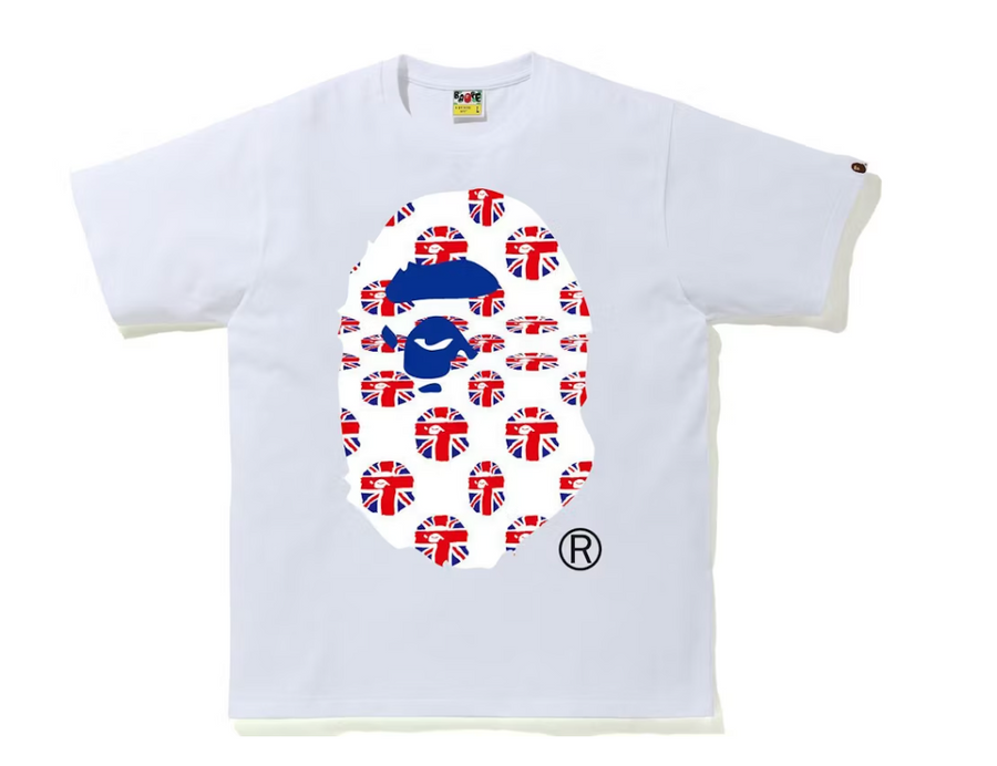 BAPE London Union Jack Tee White